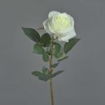 Rose artificielle BRINA, blanc, 70cm