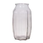 Petit vase de table en verre AMORY, transparent, 22cm, Ø12cm
