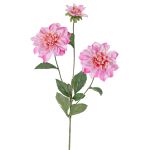 Dahlia artificiel ANJULIKA, rose, 75cm, Ø6-12cm