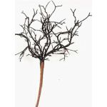 Corail artificiel SPUNKY sur piquet, paillettes, noir, 20cm
