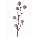 Branche de chardon artificiel ROBBY, argenté, 80cm, Ø4cm