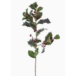 Branche de houx artificielle TIBAR avec baies, vert, 75cm
