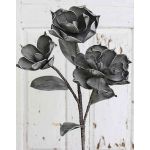 Branche de camélia décorative RANIA, noir, 95cm, Ø20cm