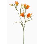 Branche artificielle Campanule EMMELY, orange, 65 cm