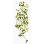 Plante suspendue artificielle Scindapsus NAVIRT sur tige, vert-blanc, 90cm