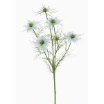 Nigelle artificielle SEVIN, bleu clair-vert, 65cm, Ø6-7cm