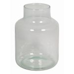 Vase de table en verre SIARA, transparent, 20cm, Ø15cm