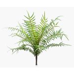 Fougère type Blechnum artificielle CASCOT sur piquet, vert, 25cm