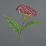 Célosie artificielle ANUBIS, rose fuchsia, 60cm, Ø13cm