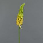 Kniphofia artificiel MUNDAKA, jaune, 85cm