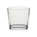Photophore ALENA, verre, transparent, 9cm, Ø10cm