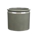 Cache-pot ALCHIBA en céramique, vert, 12,5cm, Ø14cm