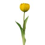 Fleur artificielle Tulipe LURANA, jaune, 35cm