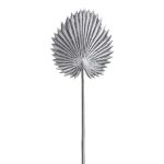 Feuille de palmier décorative Washingtonia KIVAN, argent, 45cm