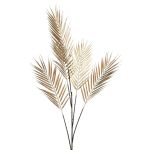 Fausse branche Dypsis lutescens LARMO, or métallique, 115cm