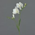 Freesia en tissu MARUSHA, blanc, 65cm, Ø7cm