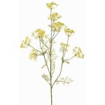 Branche d'aneth artificielle WINCENT, jaune, 80cm, Ø5-7cm