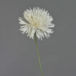 Chrysanthème en tissu NANDITA, blanc, 60cm, Ø15cm