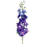 Pied d'alouette décoratif SETSUKO, bleu foncé, 95cm