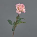 Rose artificielle AMELIE, rose, 70cm, Ø8cm