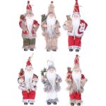 Pendentif Père Noël HALDOR, 6 pièces, sac cadeau, multicolore, 11x8x20cm