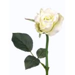 Rose en soie ELLI, crème-blanc, 30cm, Ø6cm