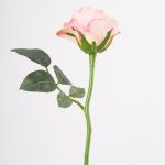 Rose en soie ELLI, rose, 30cm, Ø6cm