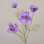 Branche de fleurs décorative Cosmos PRESTIOSA, lilas, 75cm