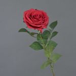 Rose artificielle KAILIN, rouge, 65cm
