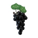 Fruit artificiel raisin SHEBEI, noir