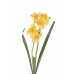 Narcisse artificiel NEELA, jaune, 50cm, Ø6cm
