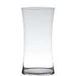 Vase pour fleurs DENNY en verre, transparent, 30cm, Ø15cm
