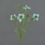 Nigelle artificielle SEVIN, bleu clair, 65cm, Ø6cm