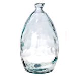 Bouteille décorative FABRIZIA en verre, recyclée, transparent, 28,5cm, Ø16cm