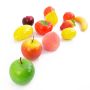 Melange de fruits en plastique FIDAN, multicolore, 5-8cm