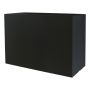 Jardinière rectangulaire NALTIS en plastique, noire, 100 x 40 x 70 cm