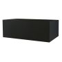 Jardinière rectangulaire NALTIS en plastique, noir, 100 x 40 x 41 cm