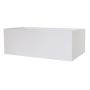 Jardinière rectangulaire NALTIS en plastique, blanche, 100 x 40 x 41 cm