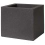 Cache-pot TALVEN en plastique, noir, 50 x 50 x 50 cm