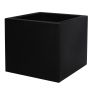 Pot de fleurs TALVEN en plastique, noir, 50 x 50 x 50 cm