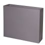 Pot de fleurs ERVOK en plastique, gris, 80 x 25 x 70 cm