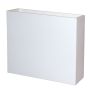 Pot de fleurs ERVOK en plastique, blanc, 80 x 25 x 70 cm