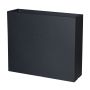 Pot de fleurs ERVOK en plastique, noir, 80 x 25 x 70 cm