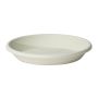 Soucoupe ronde pour cache-pot DONIKA en plastique, avec des trous, ivoire, 4cm, Ø22cm