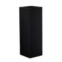 Pot de fleurs LYRAN en plastique, noir, 30 x 30 x 90 cm