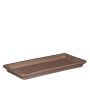 Plateau rectangulaire pour jardinière DULAN en terre cuite, marron, 42,5x3,8cm