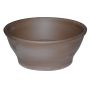Bac à fleurs en terre cuite MARZANO, patiné, marron, 14 cm, Ø 32 cm