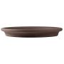 Soucoupe ronde pour pot de fleurs MUVENS en terre cuite, marron, 3,1 cm, Ø 24 cm