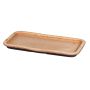 Soucoupe rectangulaire pour jardinière LIDAS en terre cuite, patinée, 30 x 16 x 2 cm