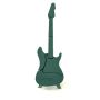 OASIS® Mousse florale humide en forme de guitare électrique , support en bois Bioline, socle en bois, vert, 80x25x6cm